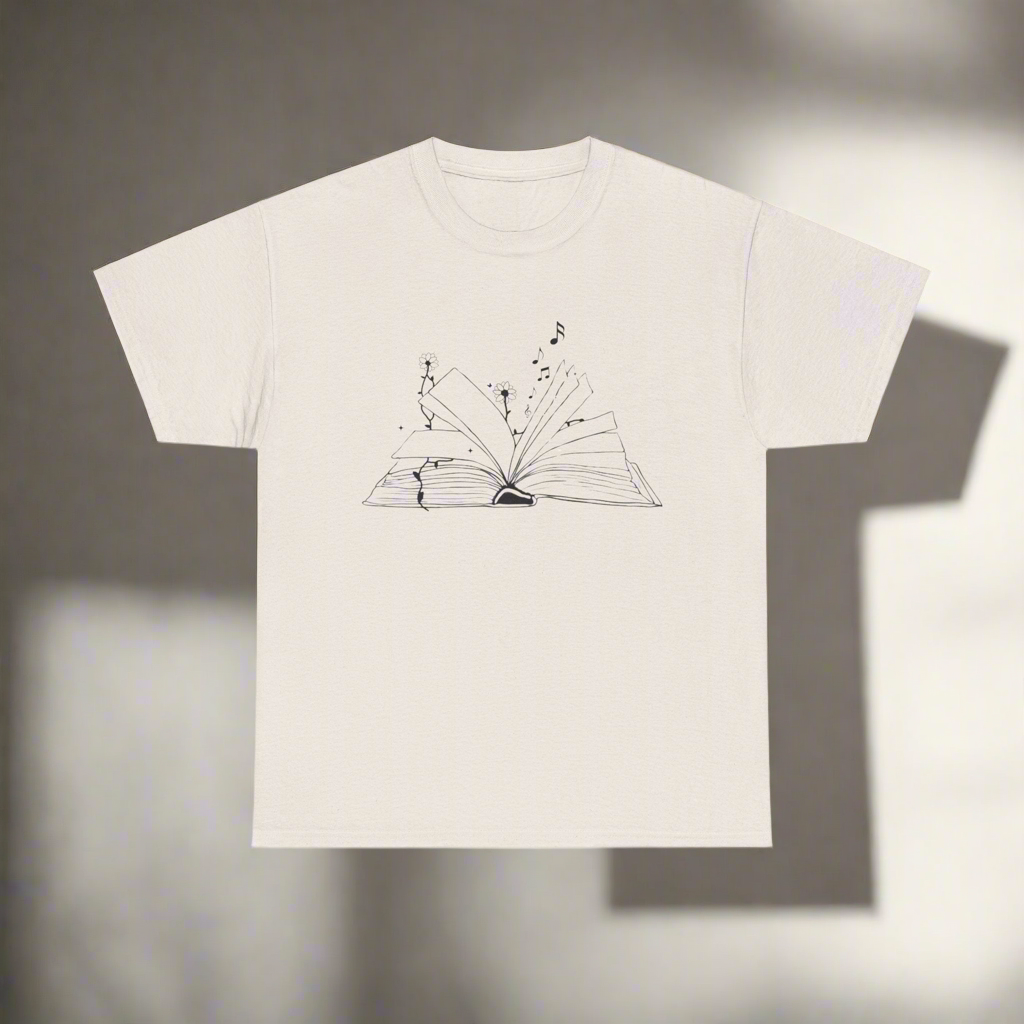 OPEN BOOK Cotton Tee