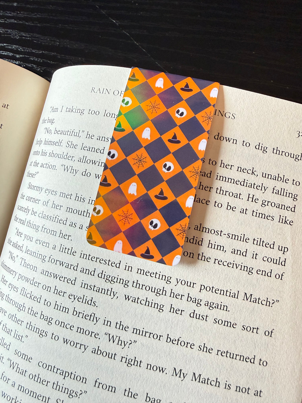 Witchy Pattern (PICK COLOR) Magnetic Bookmark