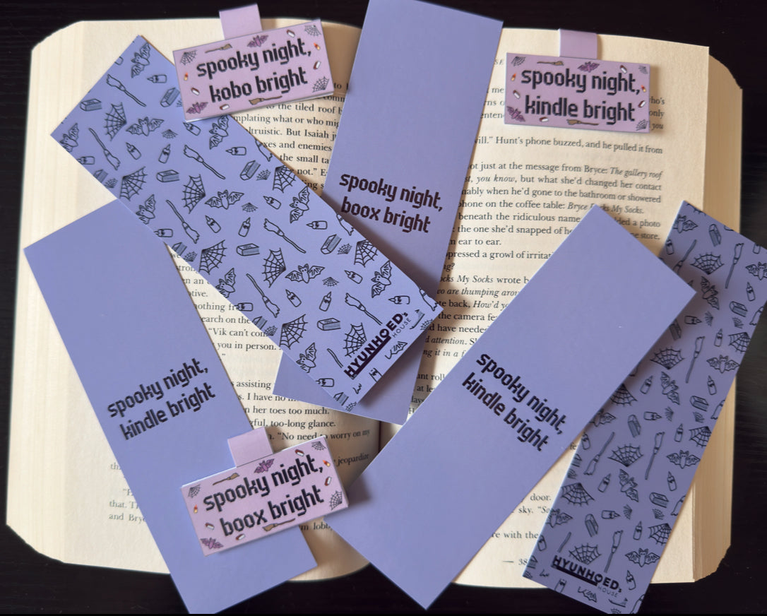 Bats & E-Readers Bookmark