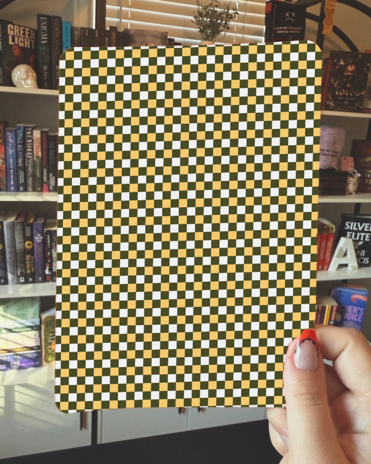 Augtober Plaid Kindle Insert