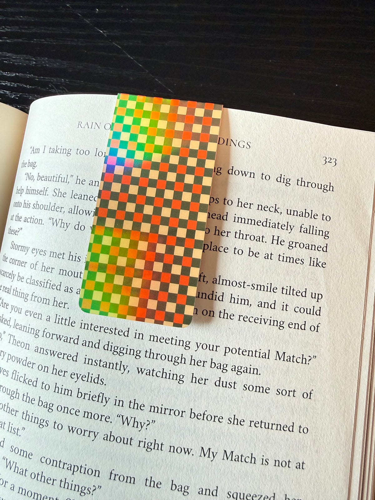 Augtober Plaid (PICK COLOR) Magnetic Bookmark