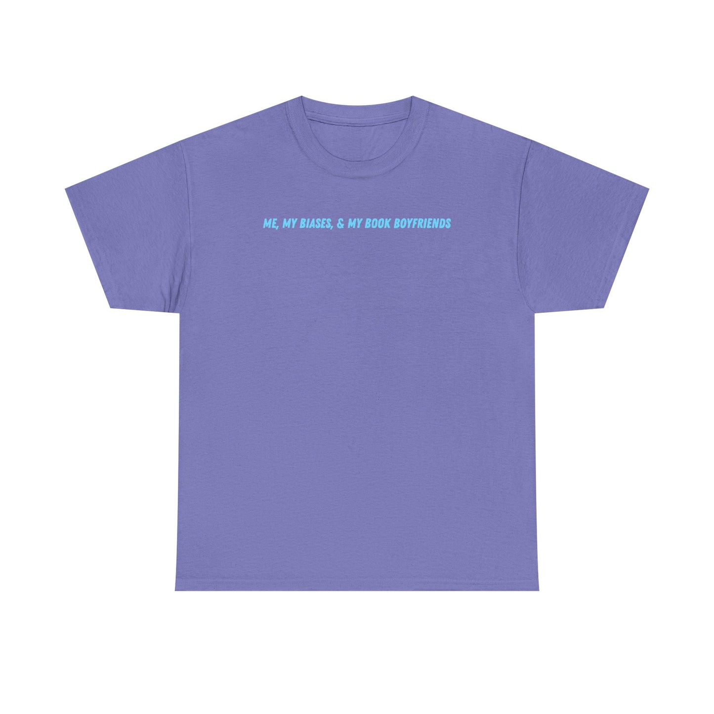ME, MY BIASES, & MY BOOK BOYFRIEND (blue) Cotton Tee