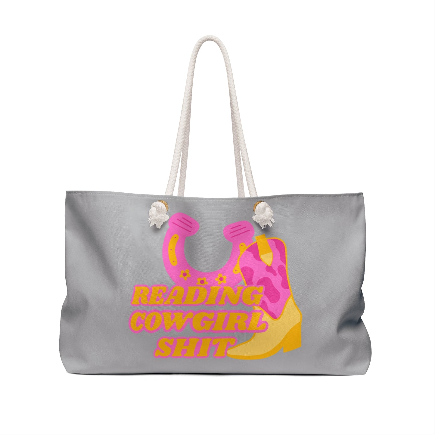 Reading Cowgirl Sh*t Weekender Bag - GREY