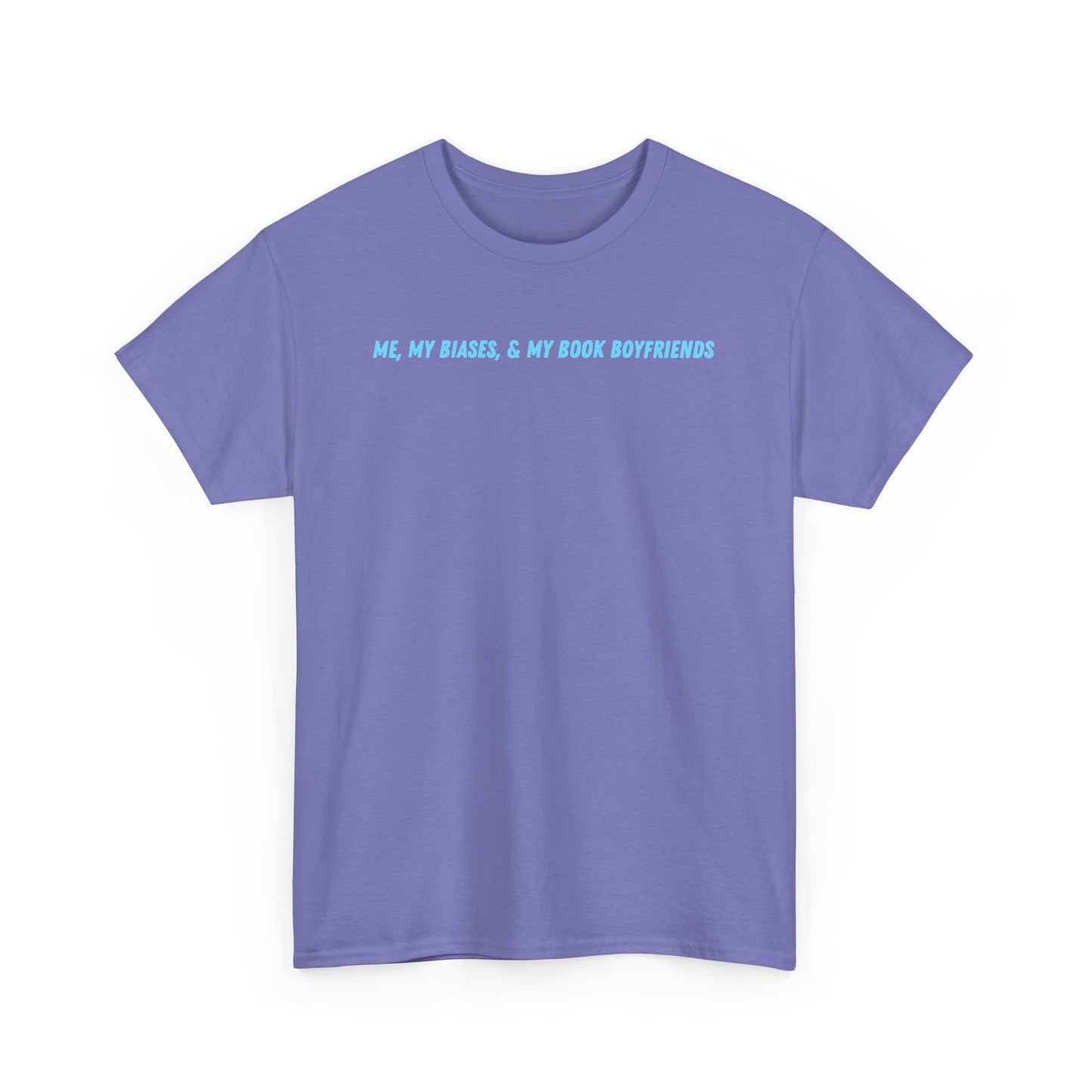 ME, MY BIASES, & MY BOOK BOYFRIEND (blue) Cotton Tee