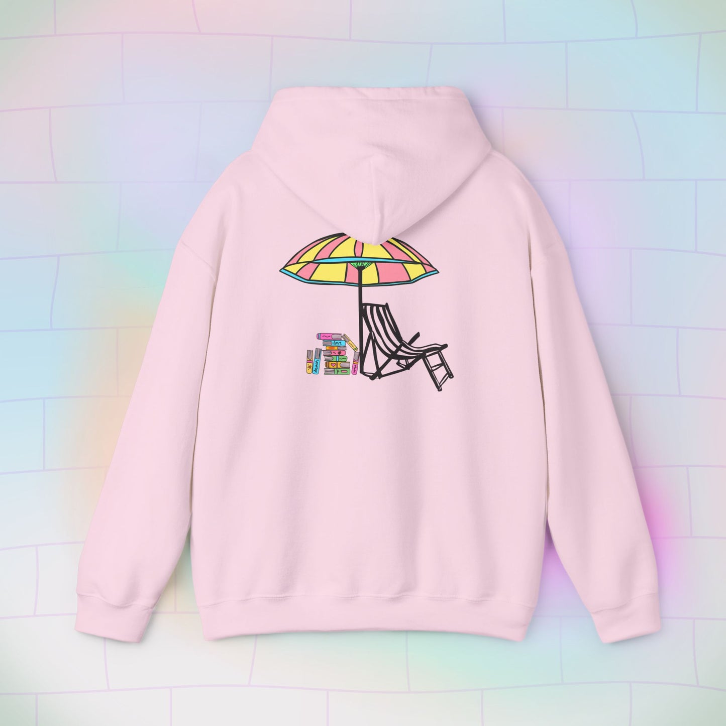 Booked at the Beach Heavy Blend Hooded Sweatshirt
