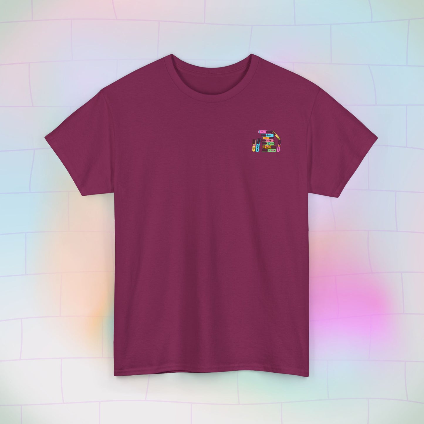 Booked at the Beach Heavy Cotton Tee