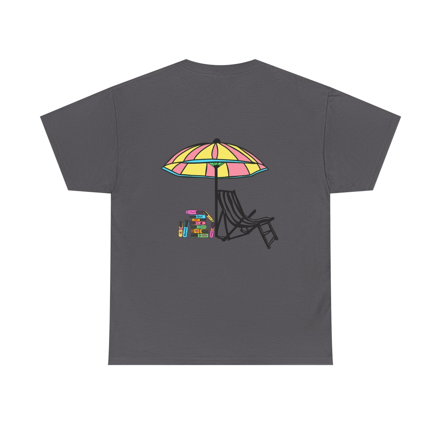 Booked at the Beach Heavy Cotton Tee