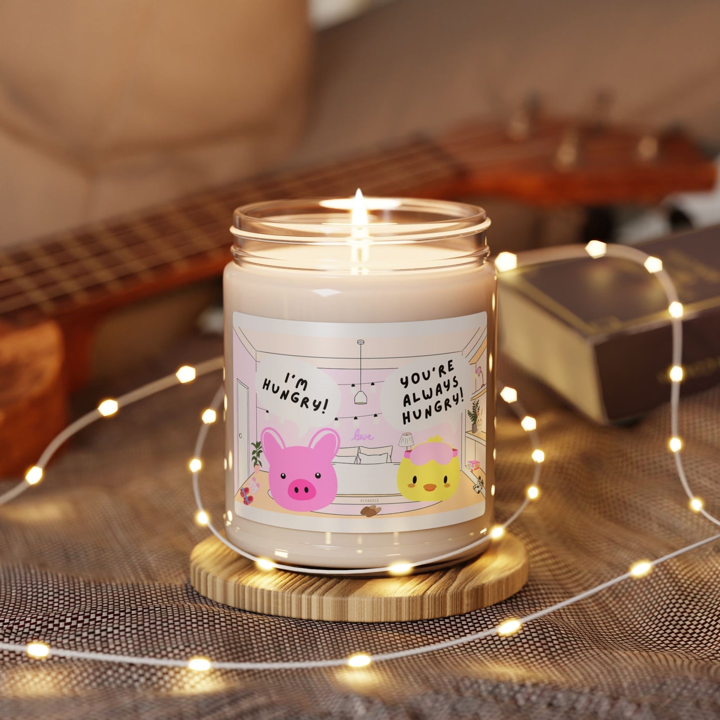 “IM HUNGRY” Scented Soy Candle, 9oz