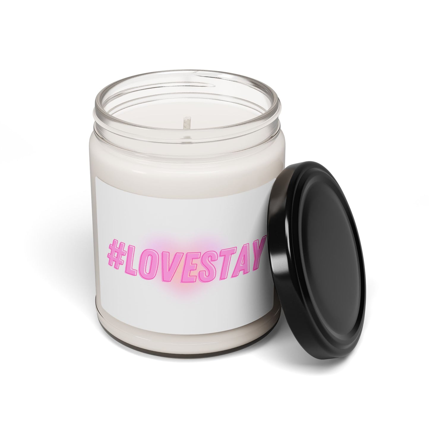 #LOVESTAY in Pink Scented Soy Candle, 9oz