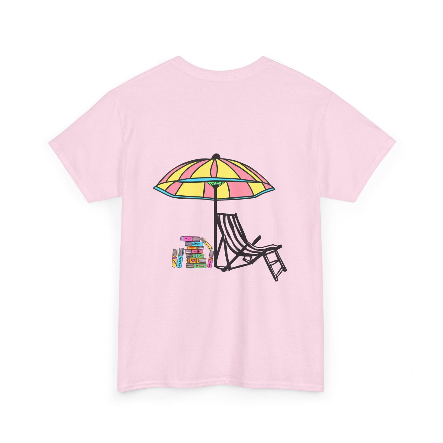 Booked at the Beach Heavy Cotton Tee