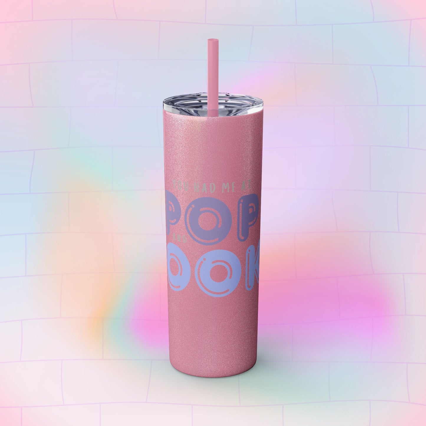 YOU HAD ME AT… Skinny Tumbler with Straw, 20oz