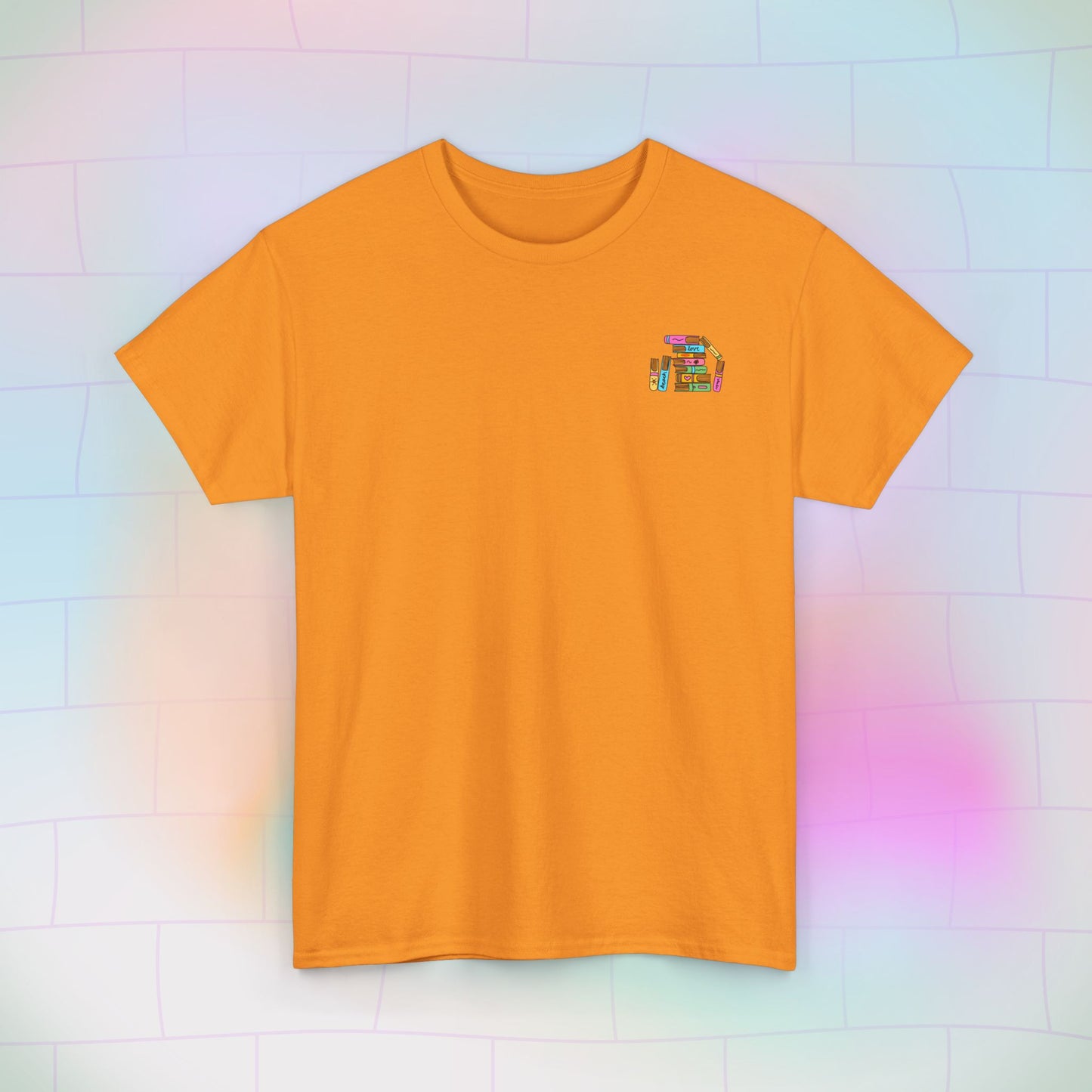Booked at the Beach Heavy Cotton Tee