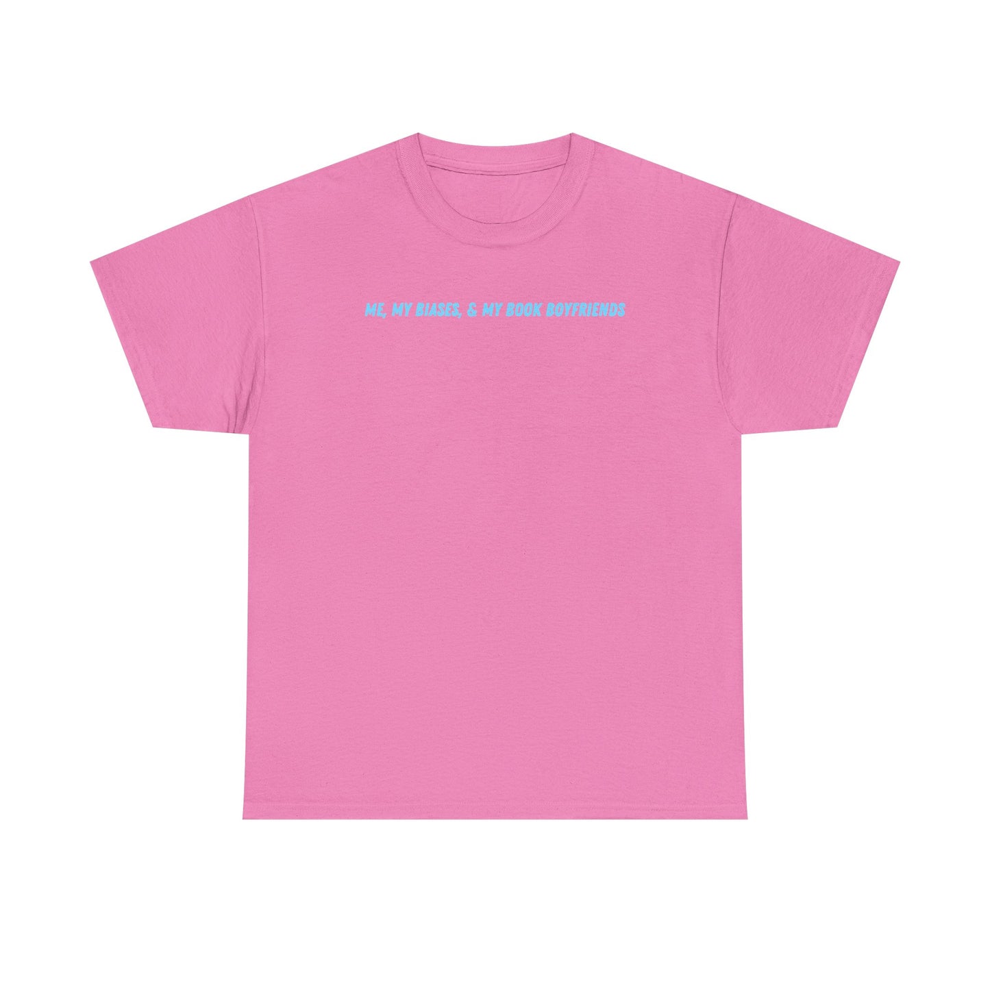 ME, MY BIASES, & MY BOOK BOYFRIEND (blue) Cotton Tee