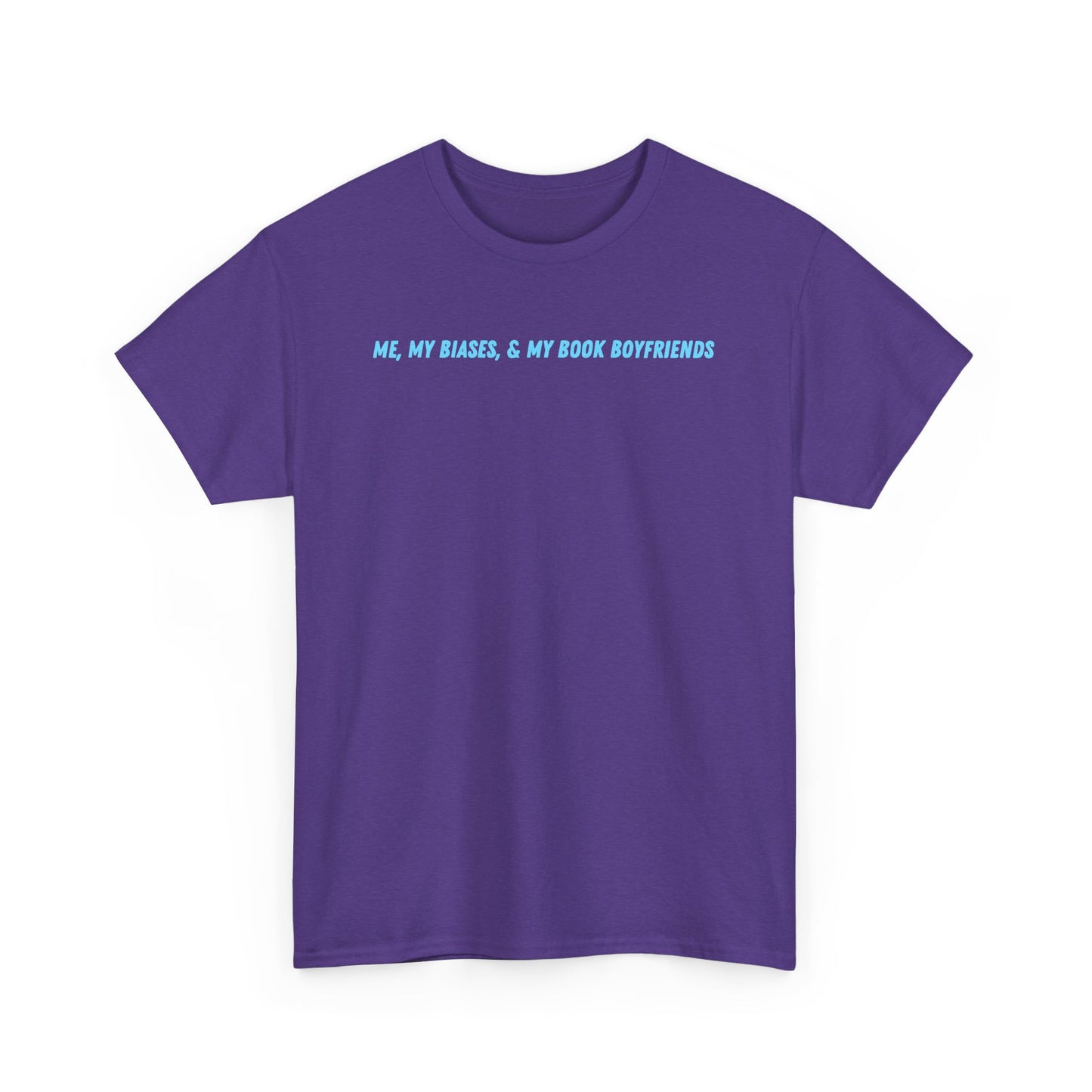 ME, MY BIASES, & MY BOOK BOYFRIEND (blue) Cotton Tee