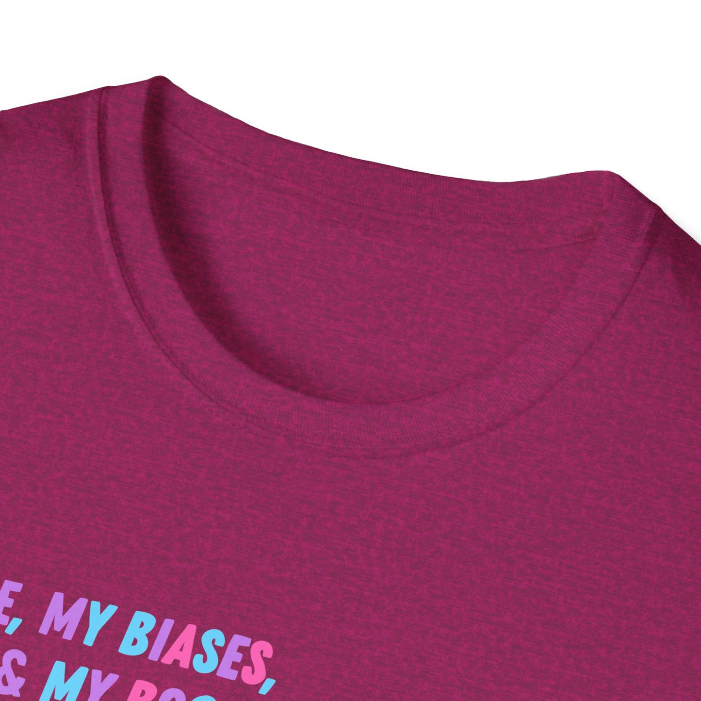 ME, MY BIASES, & MY BOOK BOYFRIENDS Softstyle T-Shirt