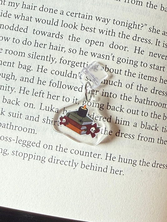 Skullflower Stacks E-Reader Dust Plug & Phone Charm