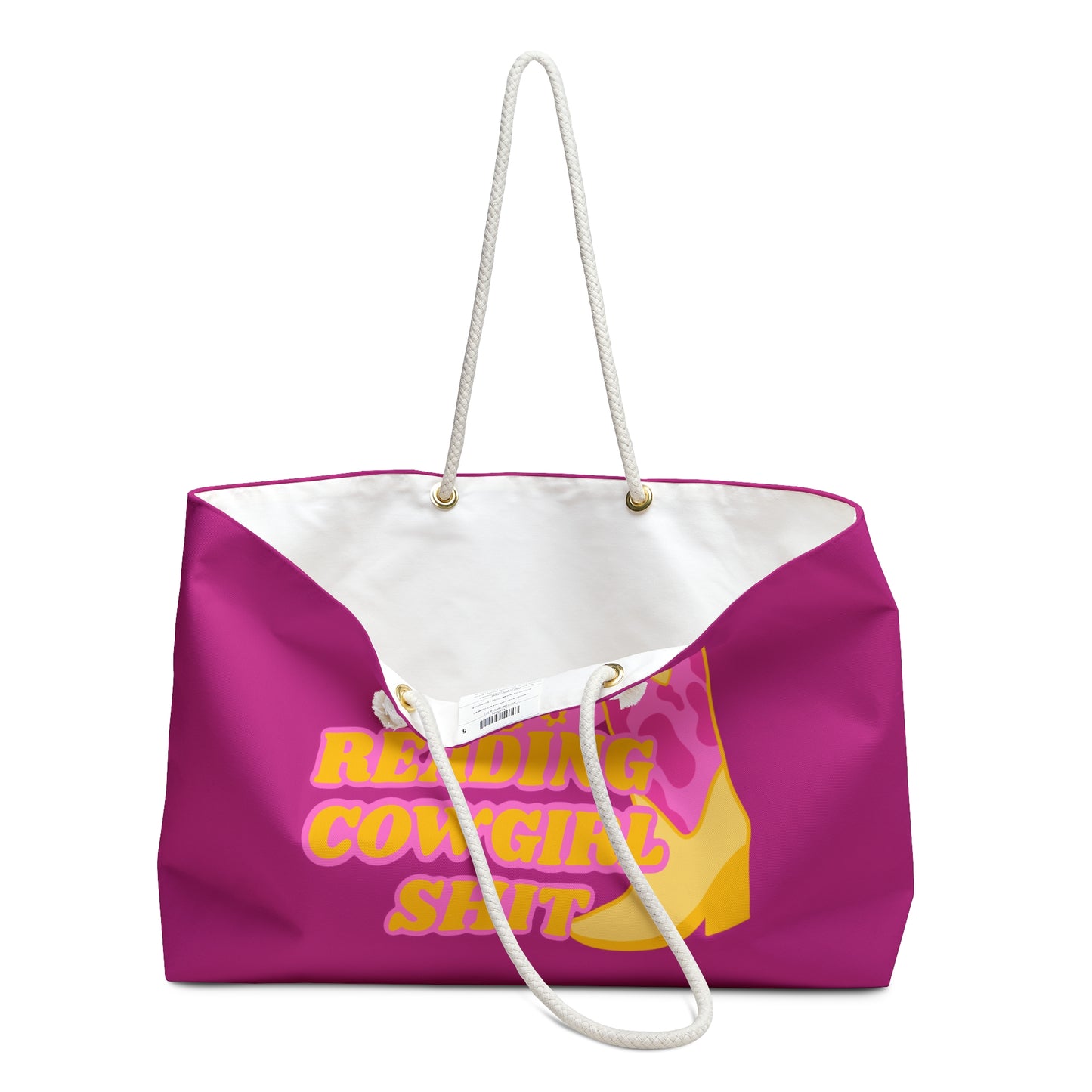 Reading Cowgirl Sh*t Weekender Bag - PINK
