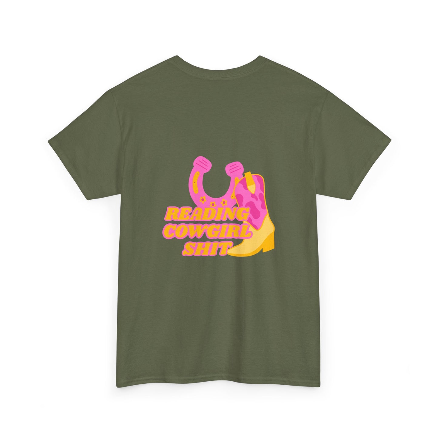 Reading Cowgirl Sh*t Heavy Cotton Tee