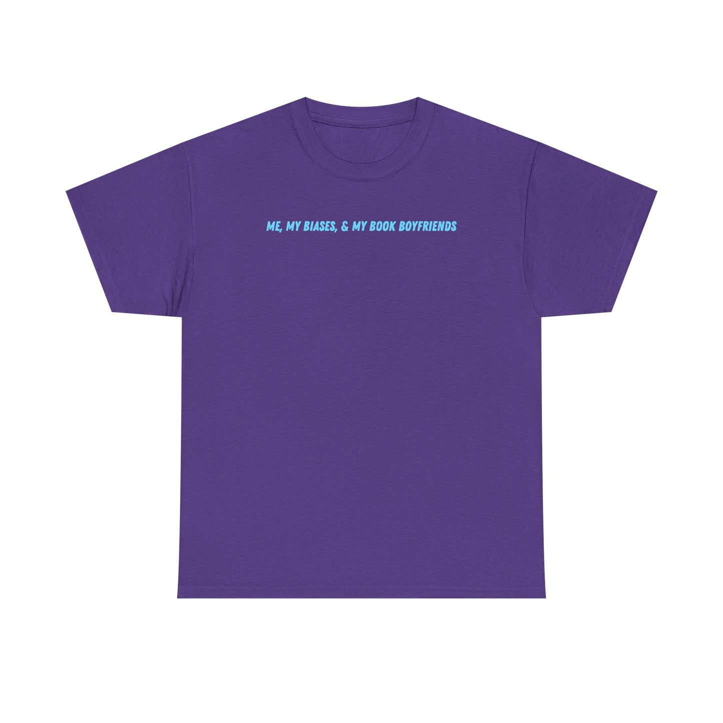 ME, MY BIASES, & MY BOOK BOYFRIEND (blue) Cotton Tee