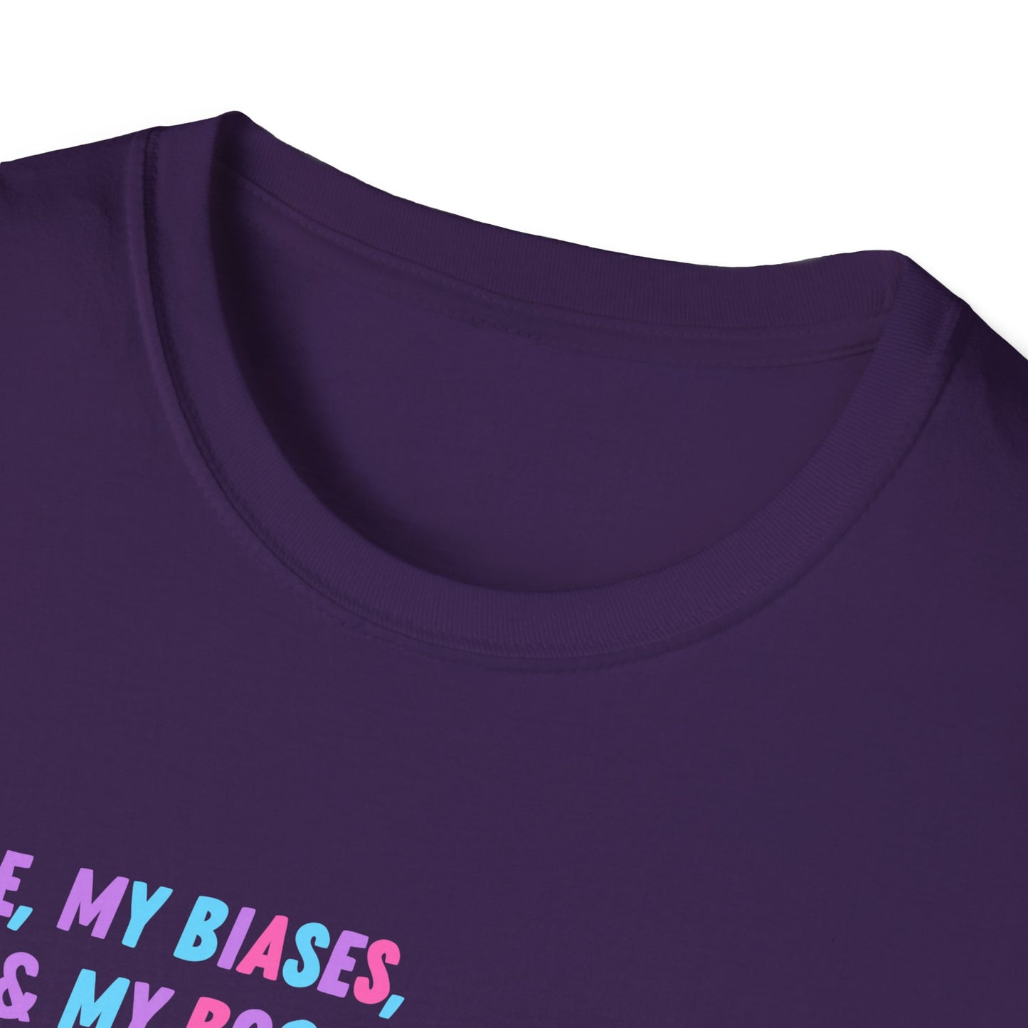 ME, MY BIASES, & MY BOOK BOYFRIENDS Softstyle T-Shirt