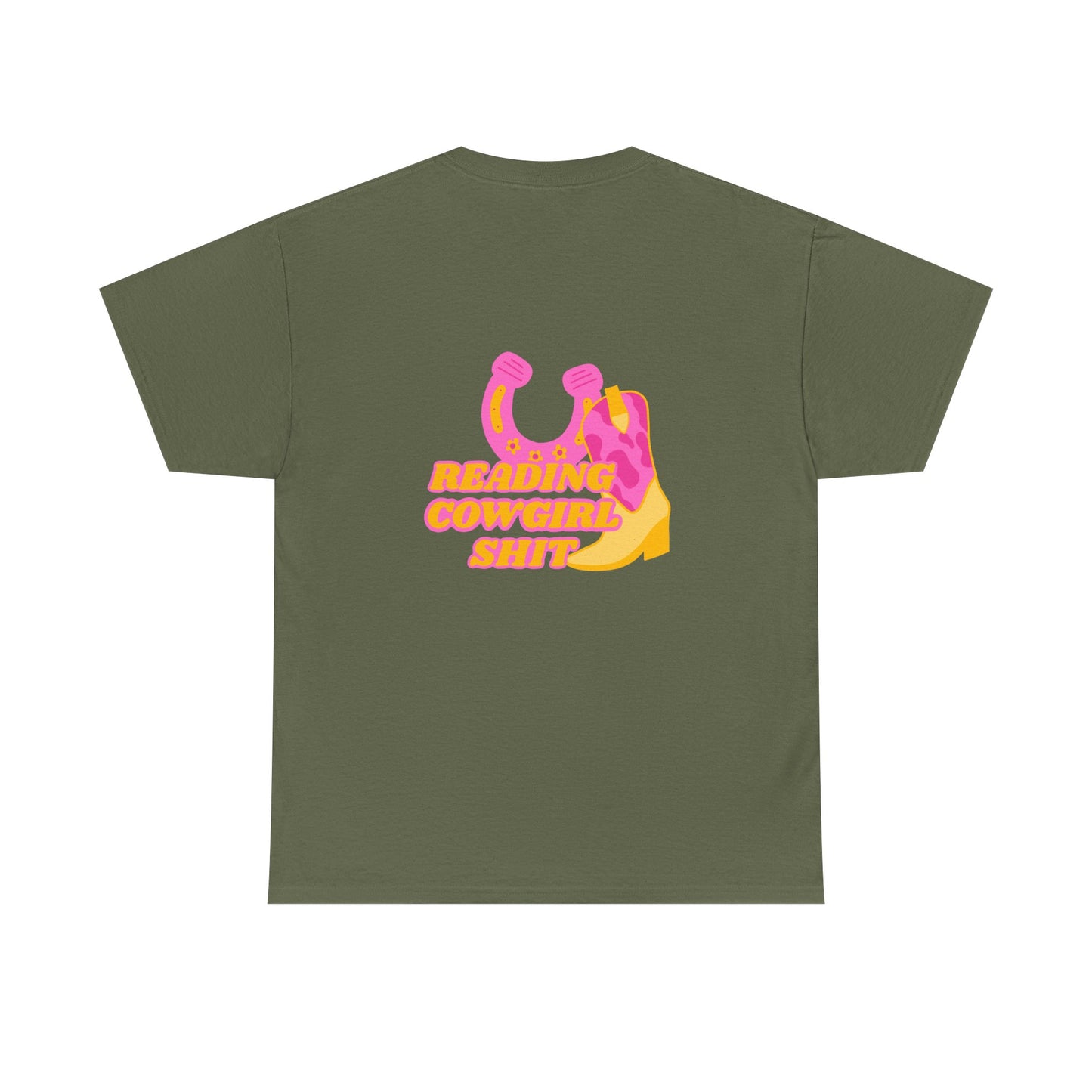 Reading Cowgirl Sh*t Heavy Cotton Tee