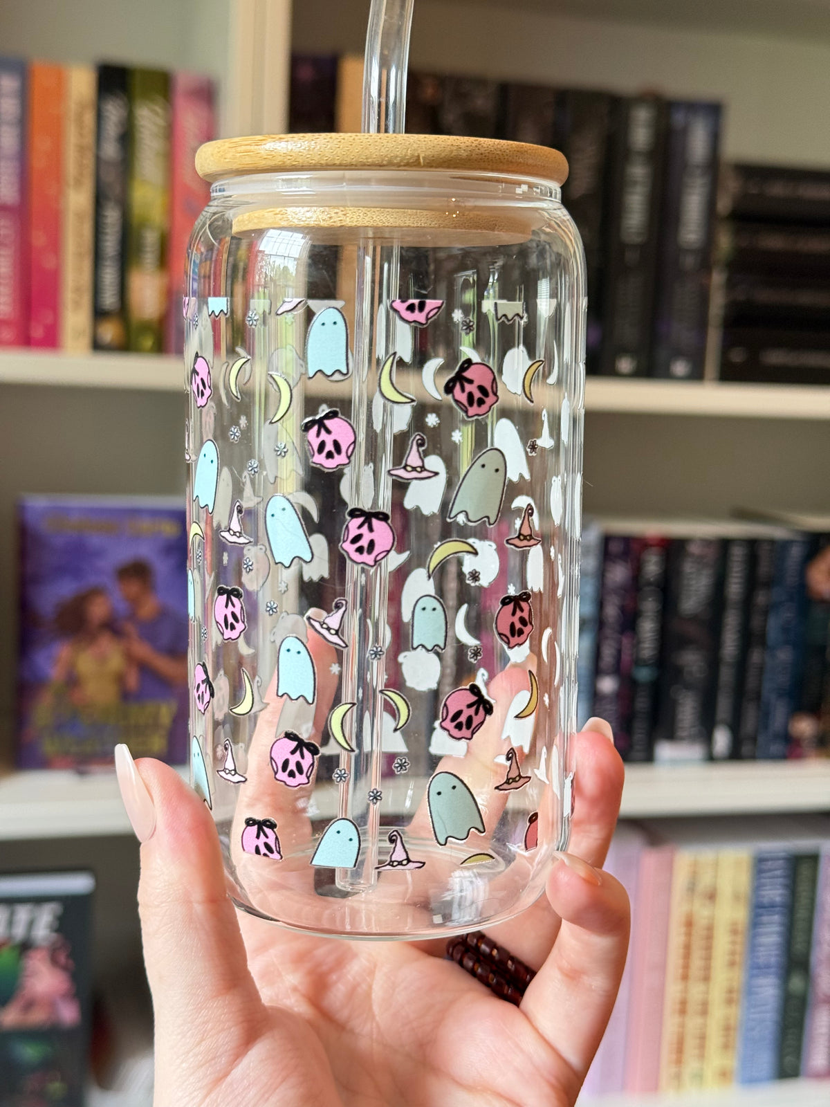 I'm A Pastel Kinda Ghoul 16oz. Glass Cup