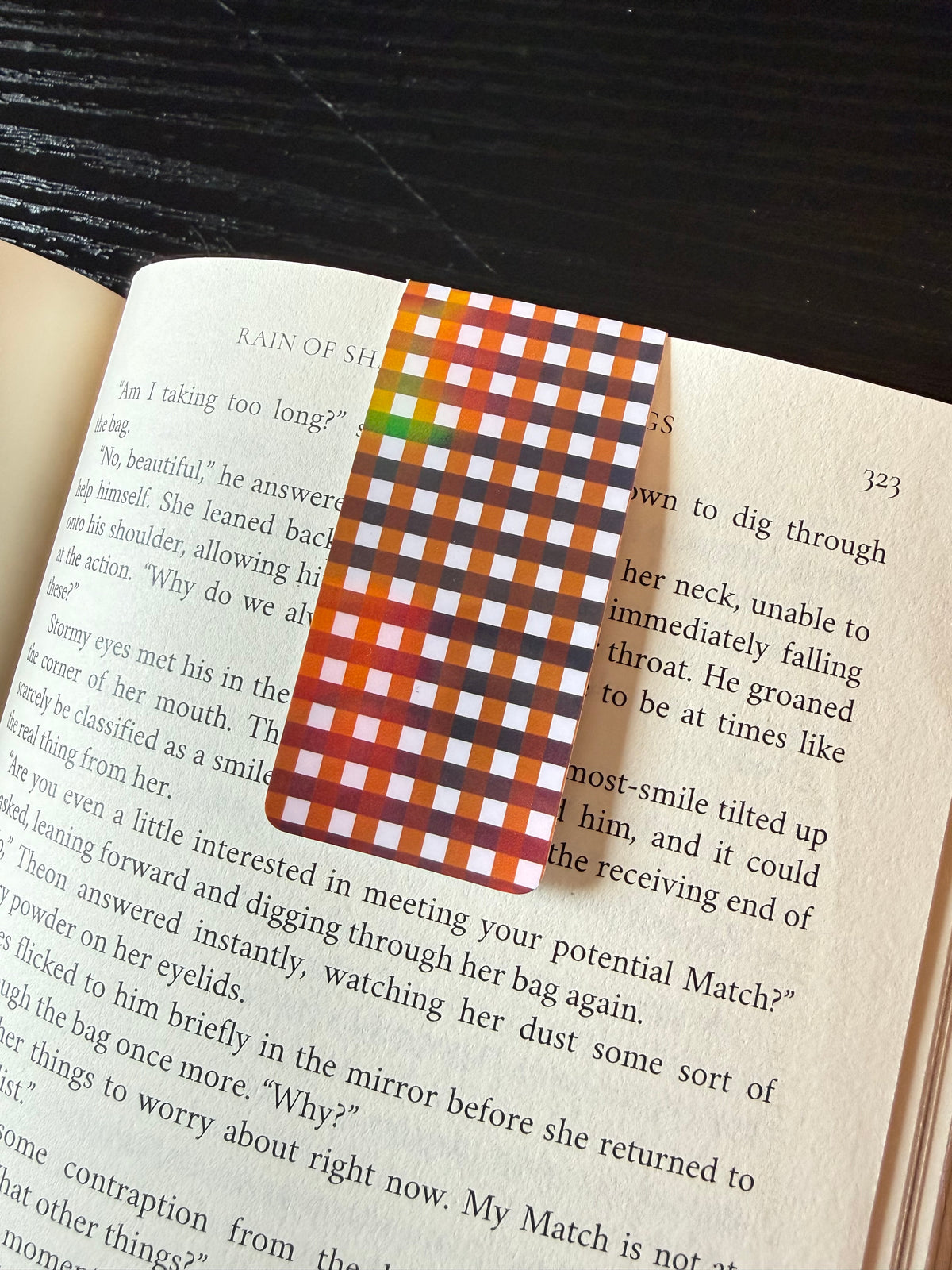 Augtober Plaid (PICK COLOR) Magnetic Bookmark