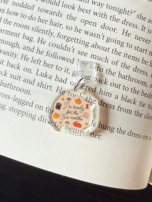 ‘Ber Months E-Reader Dust Plug & Phone Charm