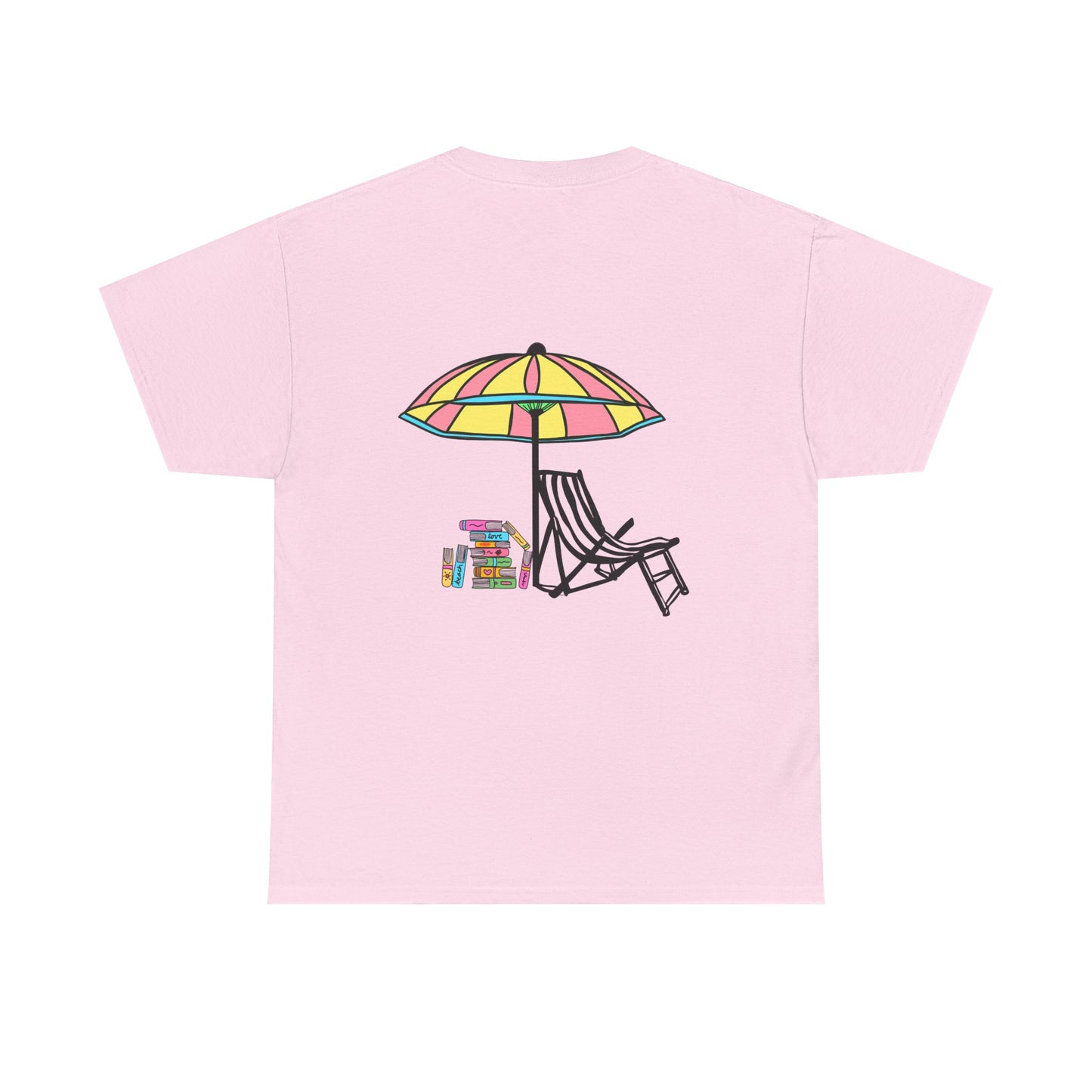 Booked at the Beach Heavy Cotton Tee