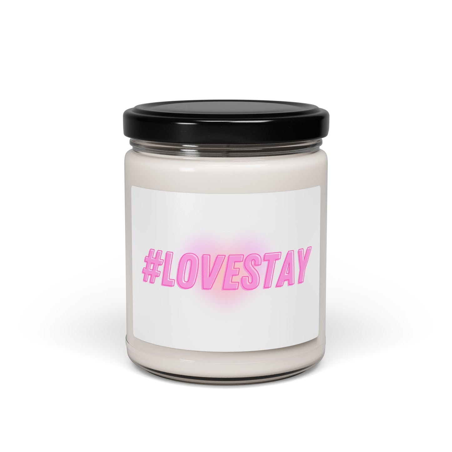 #LOVESTAY in Pink Scented Soy Candle, 9oz