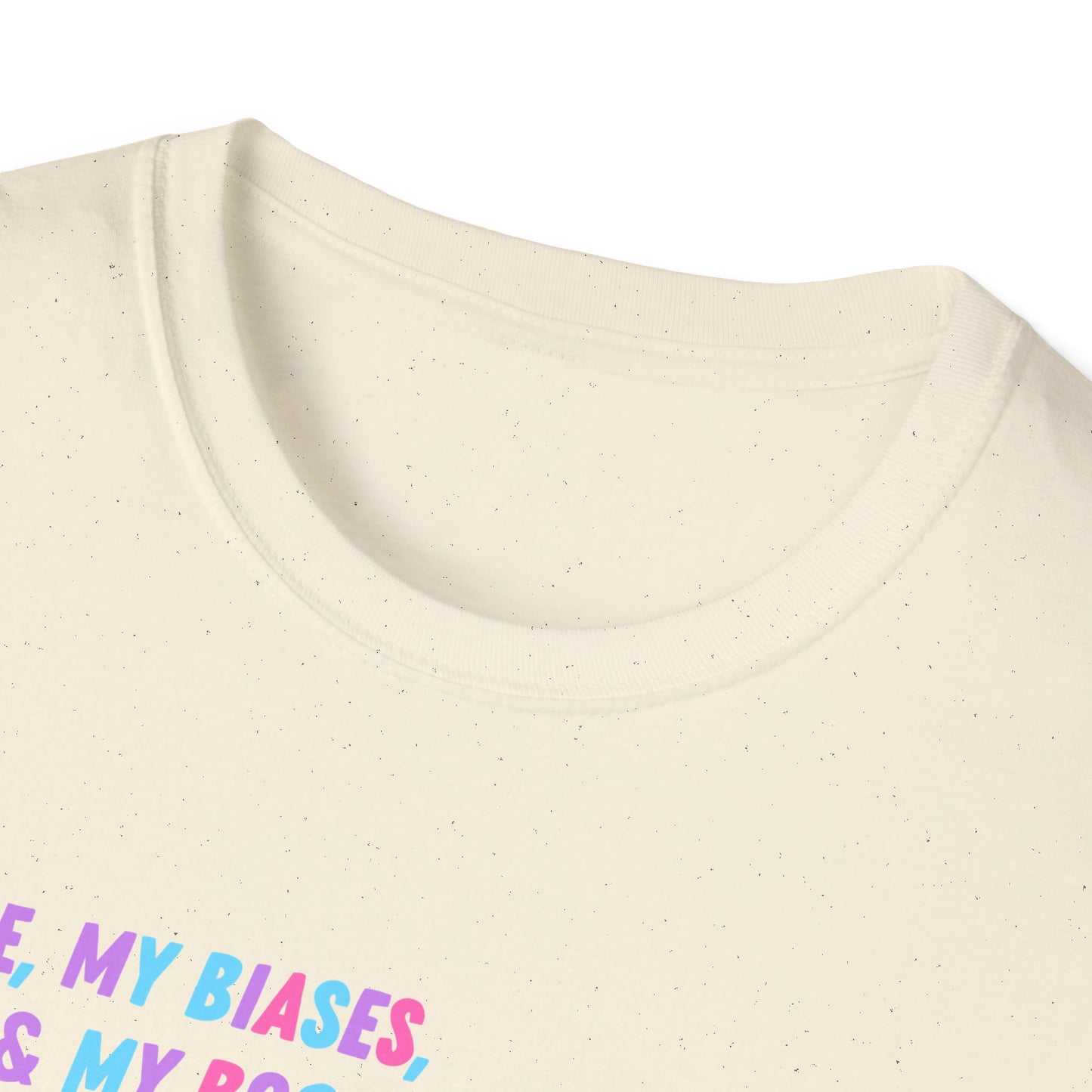 ME, MY BIASES, & MY BOOK BOYFRIENDS Softstyle T-Shirt