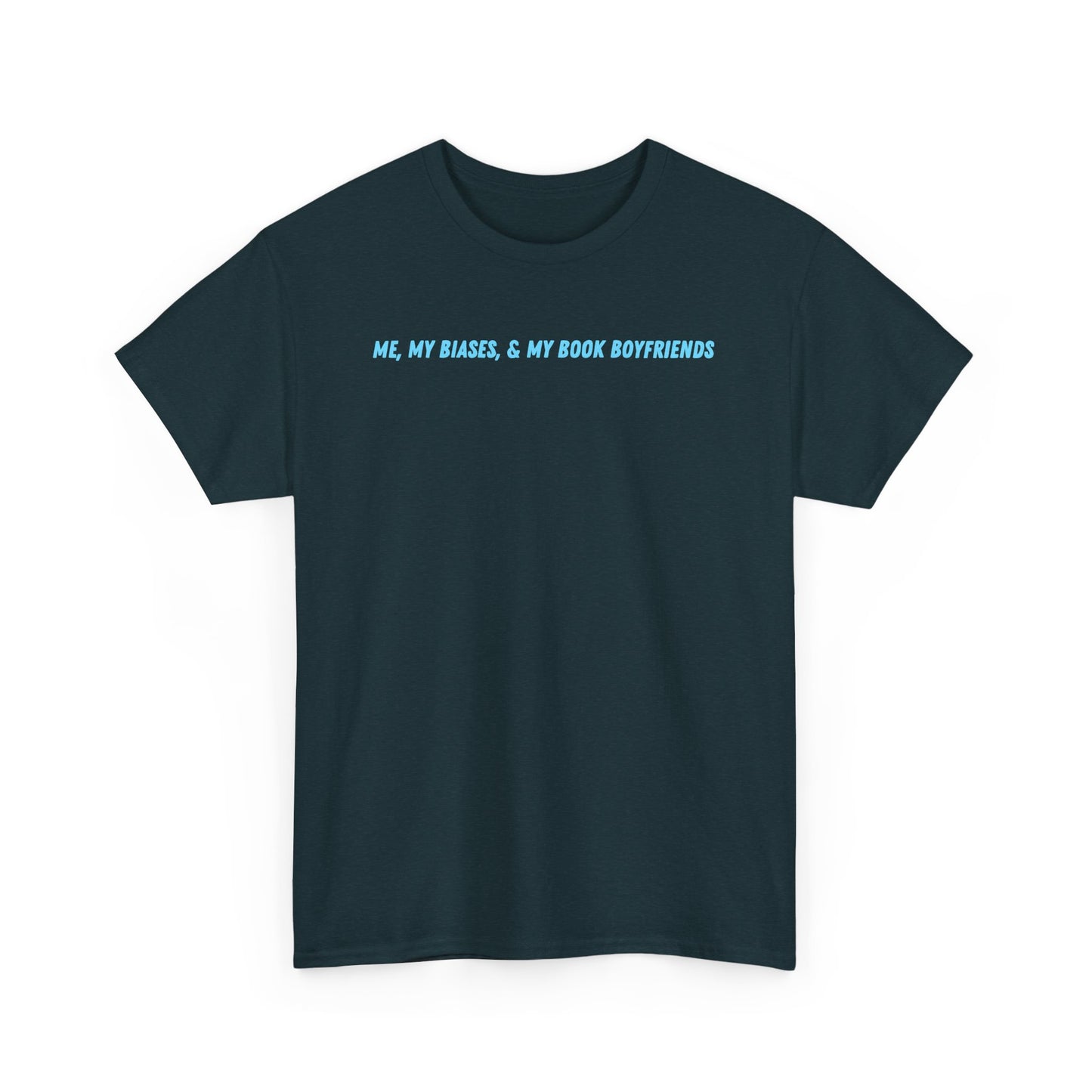 ME, MY BIASES, & MY BOOK BOYFRIEND (blue) Cotton Tee