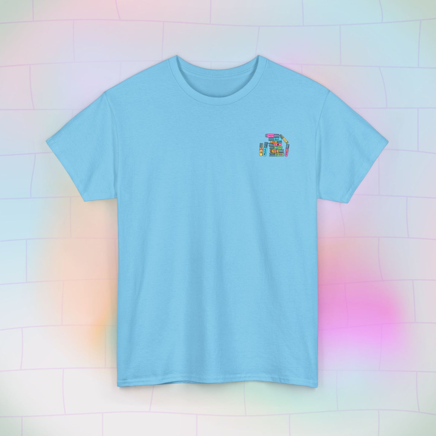 Booked at the Beach Heavy Cotton Tee