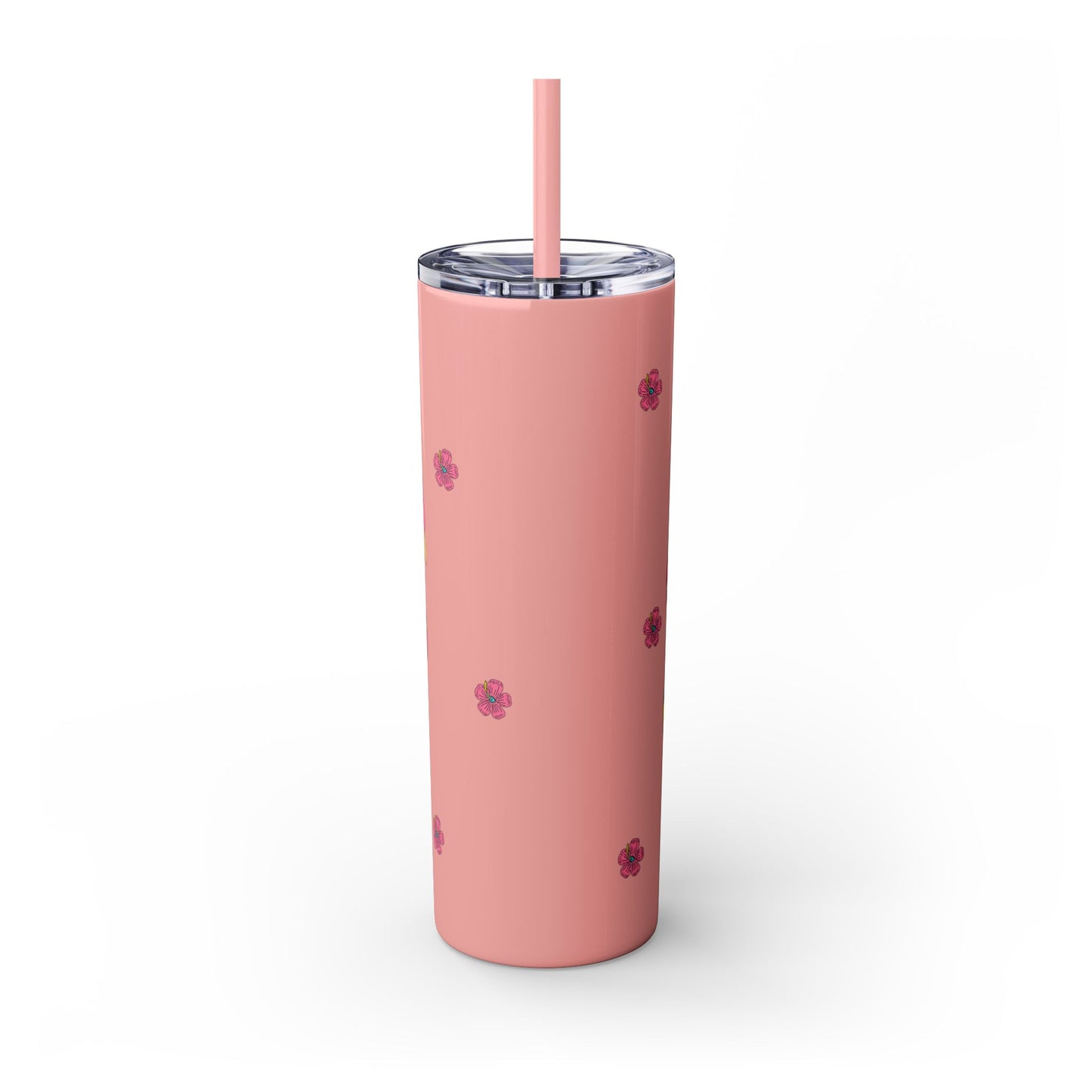 POOLSIDE Skinny Tumbler with Straw, 20oz