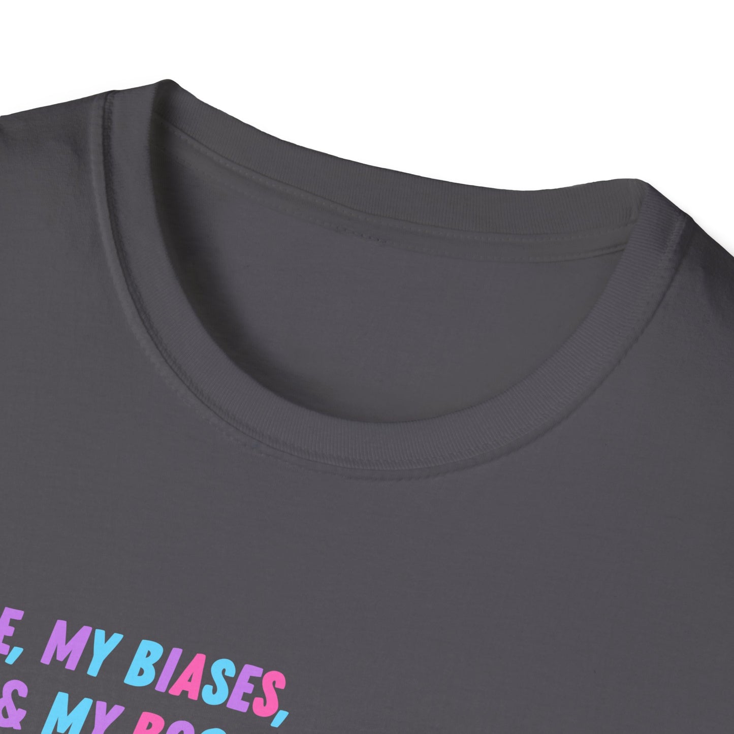 ME, MY BIASES, & MY BOOK BOYFRIENDS Softstyle T-Shirt