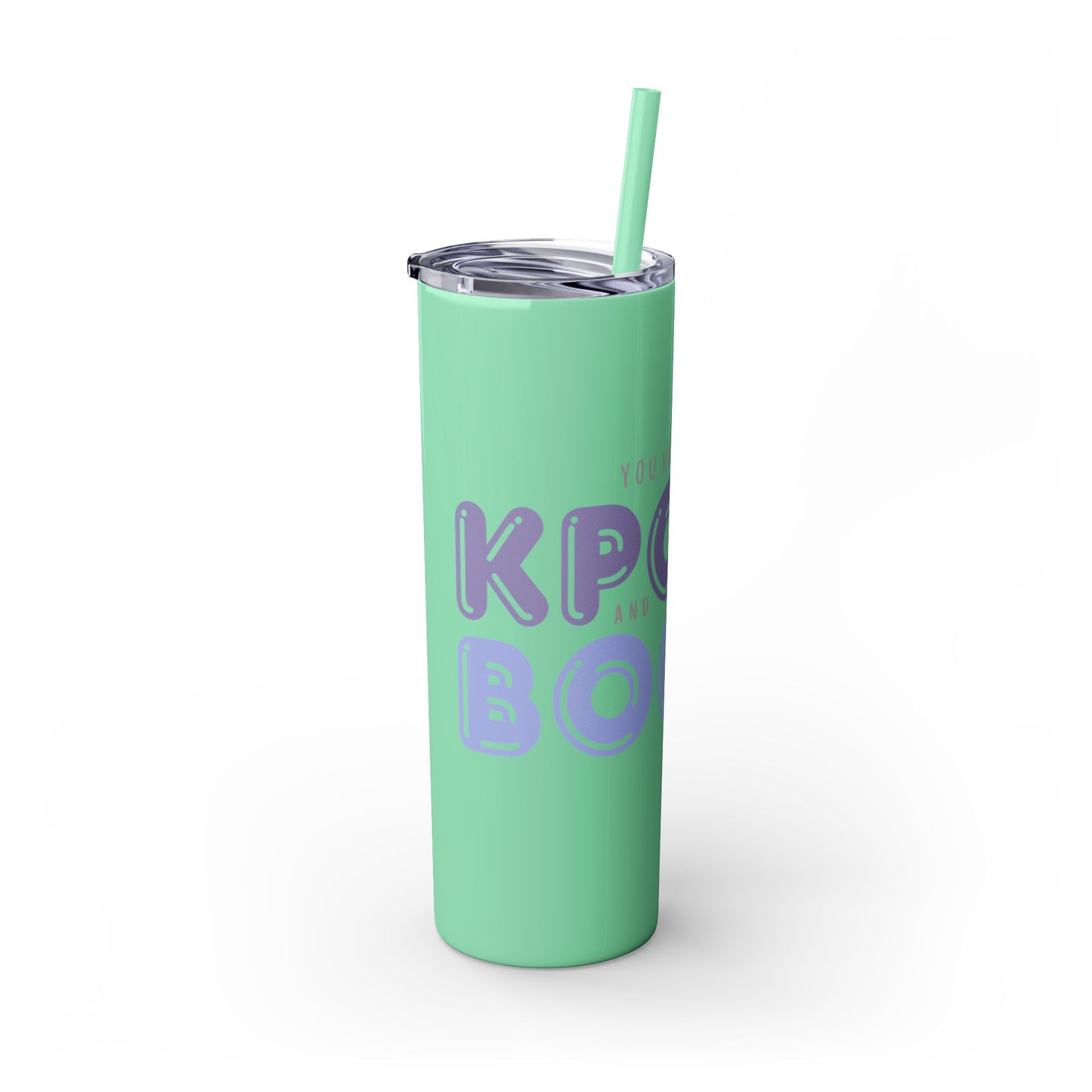 YOU HAD ME AT… Skinny Tumbler with Straw, 20oz