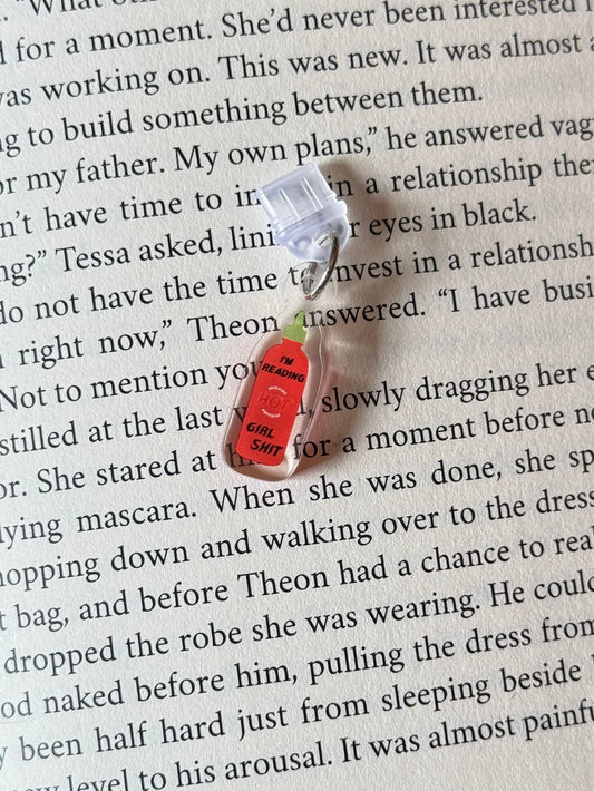 Hot Girl Sh*t E-Reader Dust Plug & Phone Charm