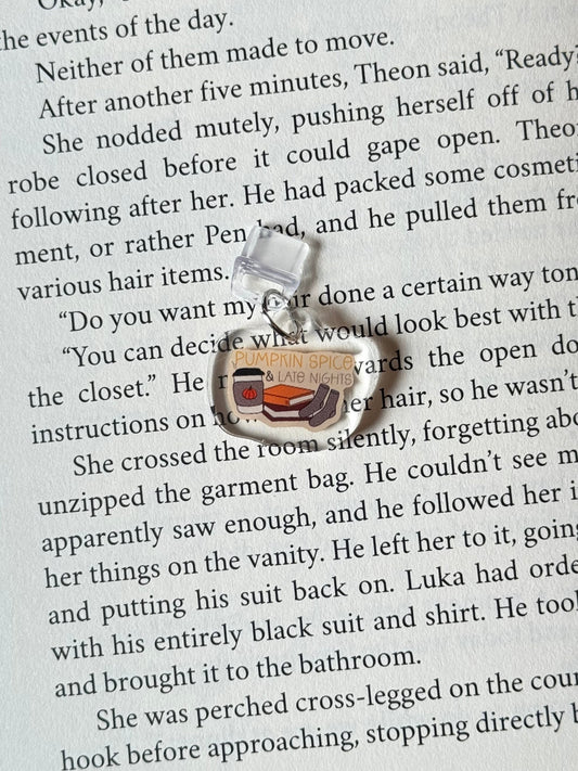 PS & Late Nights E-Reader Dust Plug & Phone Charm