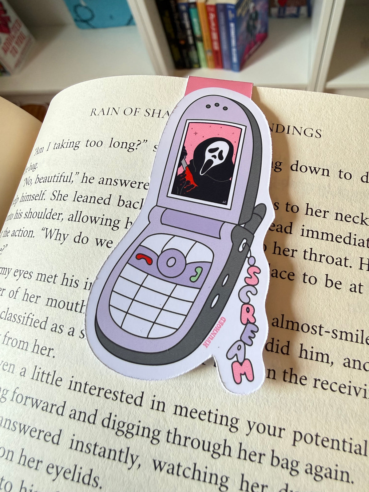 Scream Phone Magnetic Bookmark