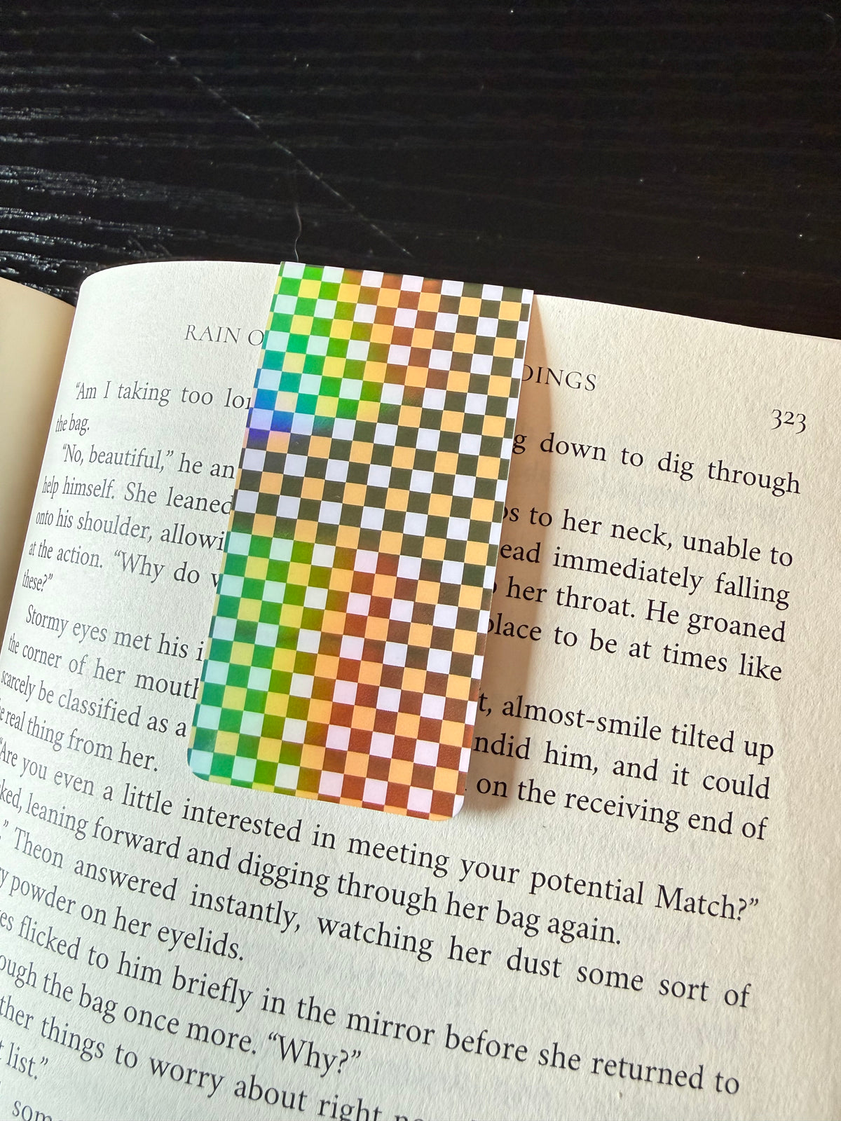 Augtober Plaid (PICK COLOR) Magnetic Bookmark