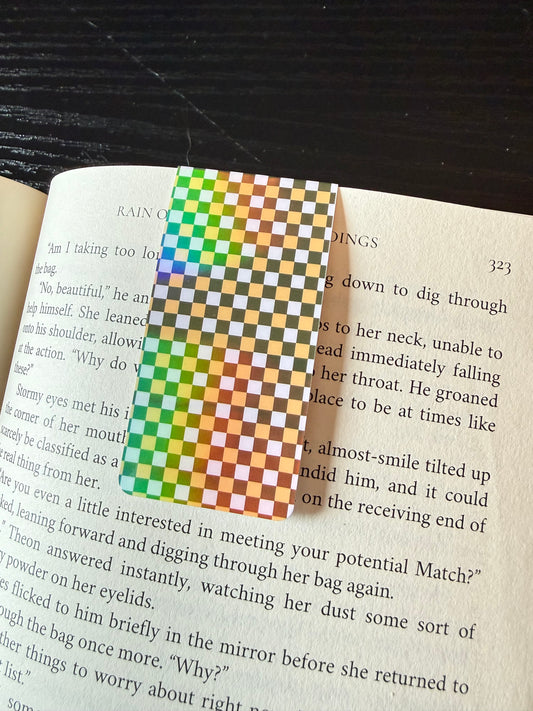Augtober Plaid (PICK COLOR) Magnetic Bookmark