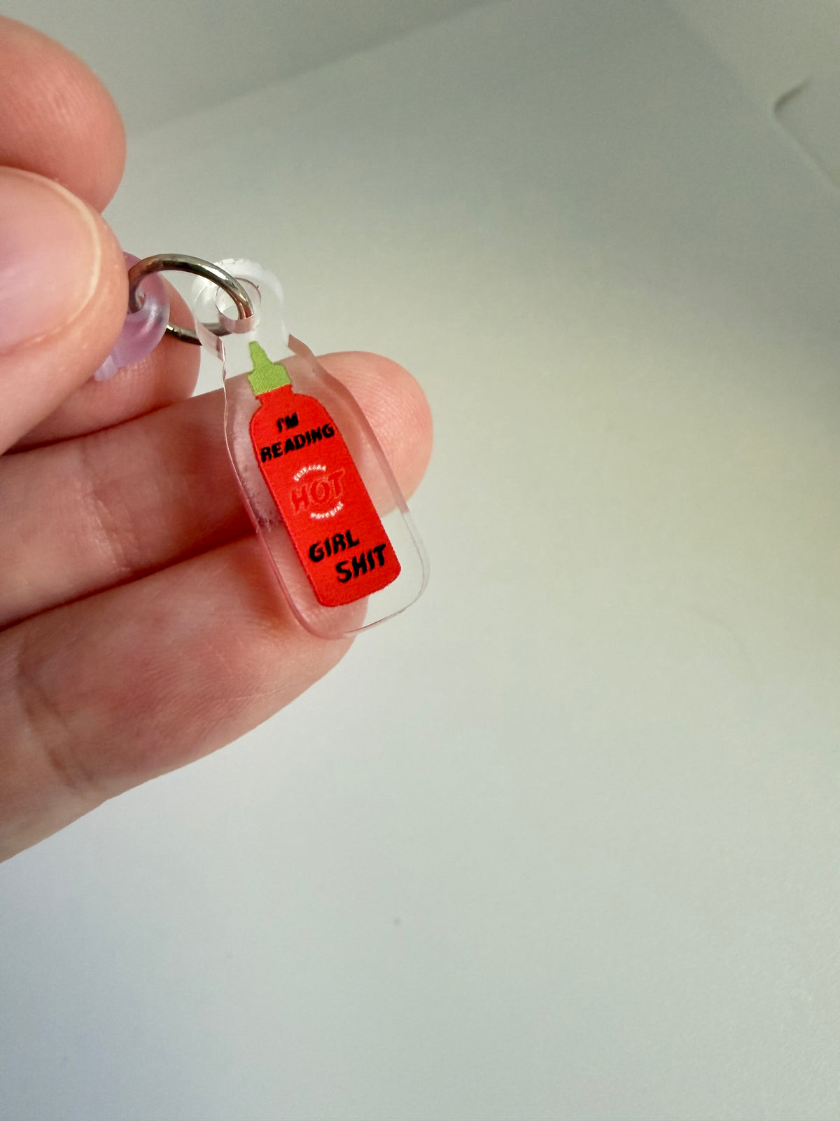Hot Girl Sh*t E-Reader Dust Plug & Phone Charm