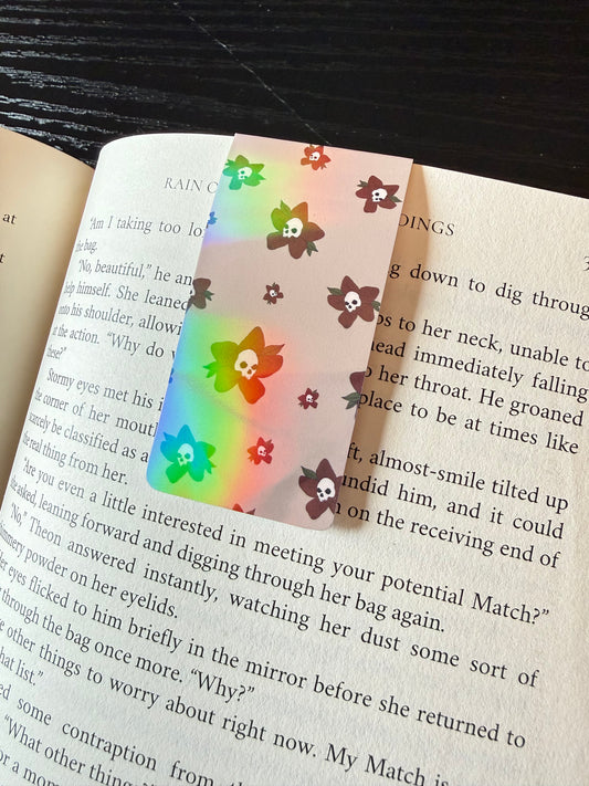 Skullflower Magnetic Bookmark