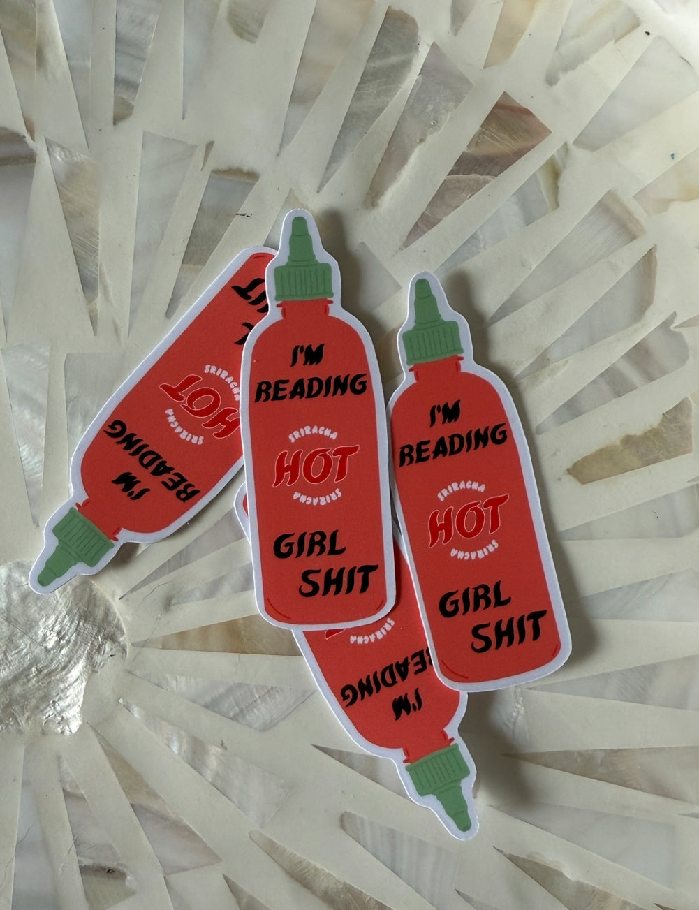 Reading Hot Girl Sh*t Stickers