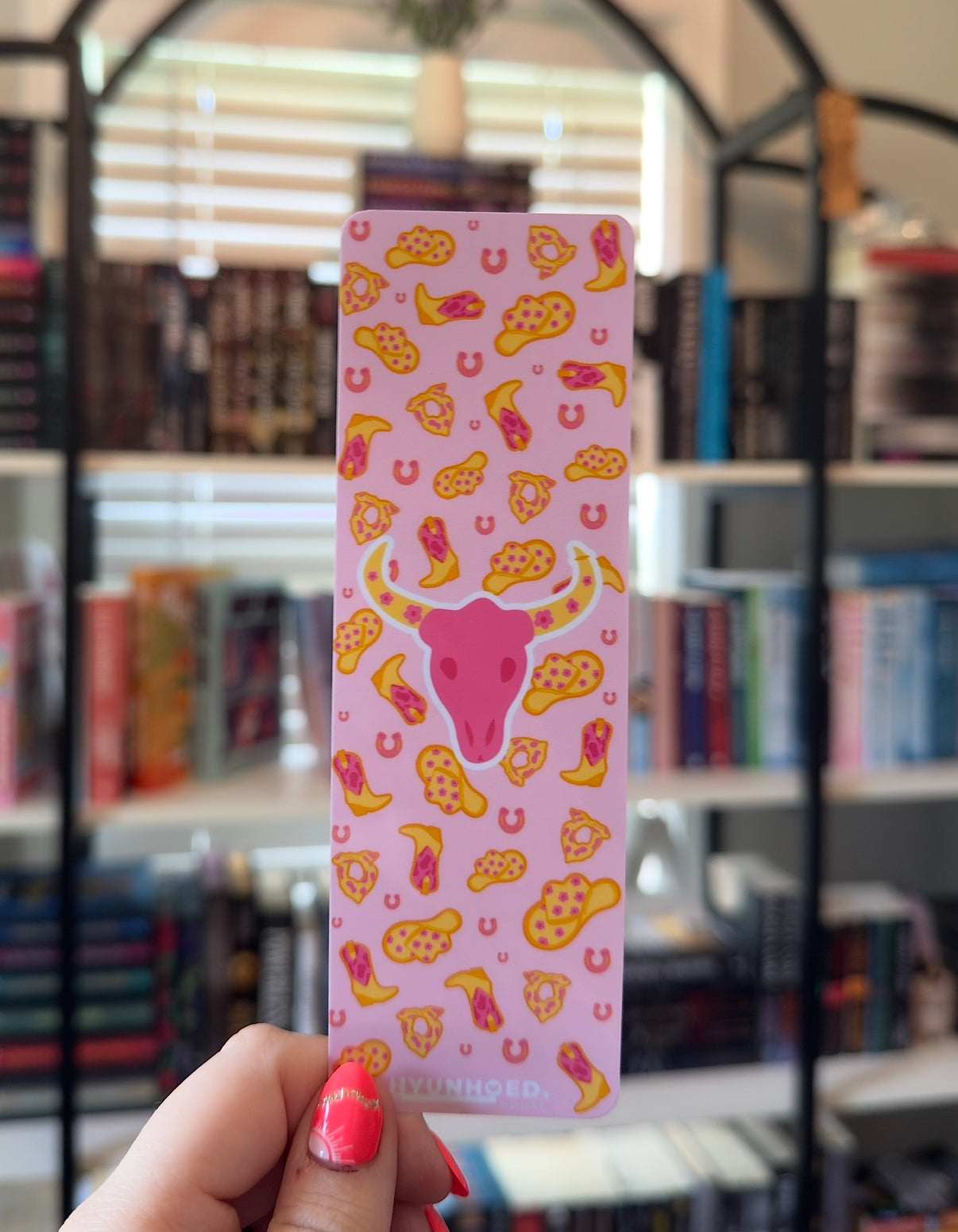 Strawberry Lemonade Cowgirl Summer Bookmark