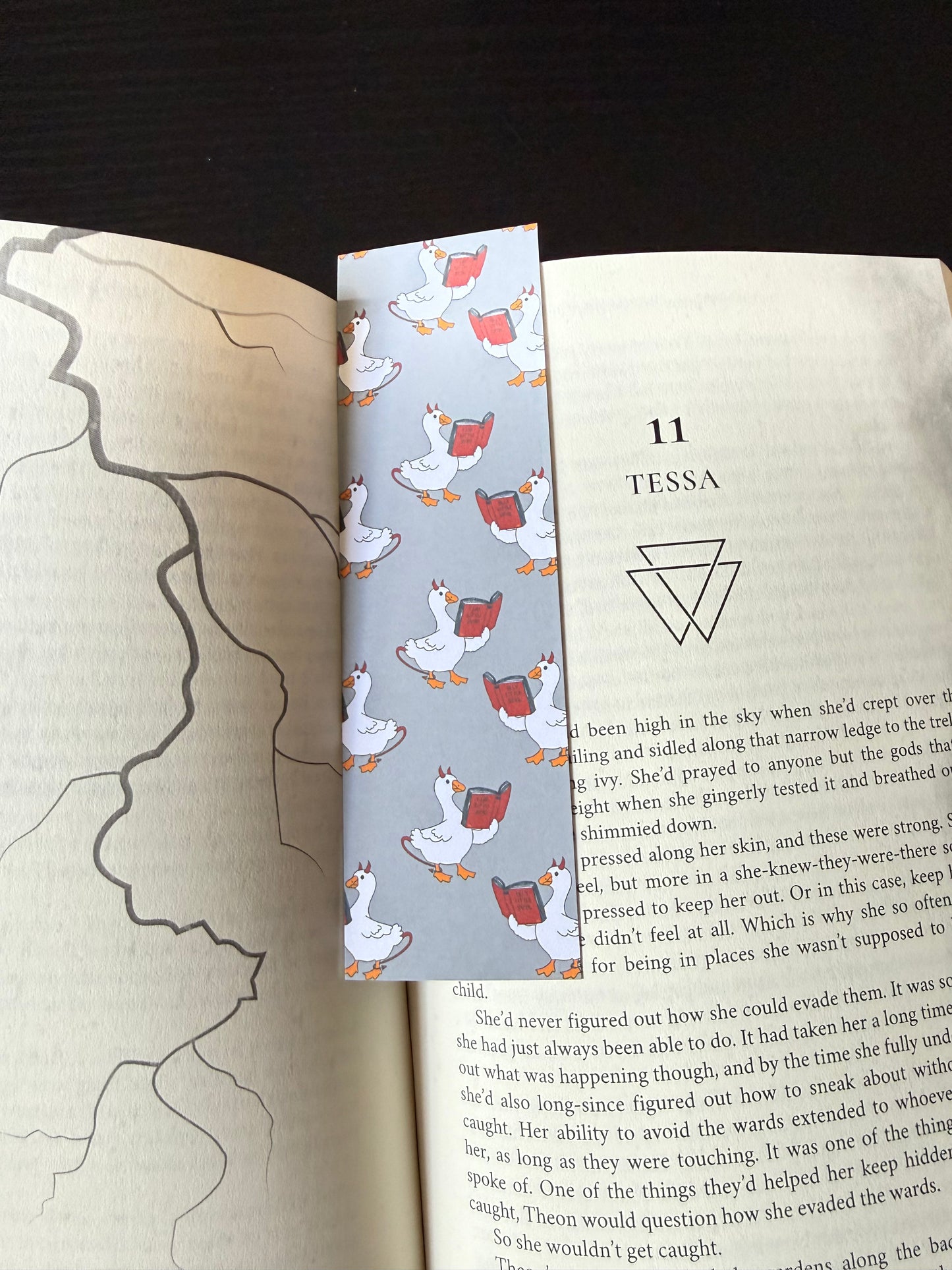 Silly Little Devil Goose Bookmark