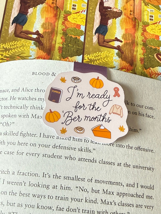 'Ber Months Magnetic Bookmark