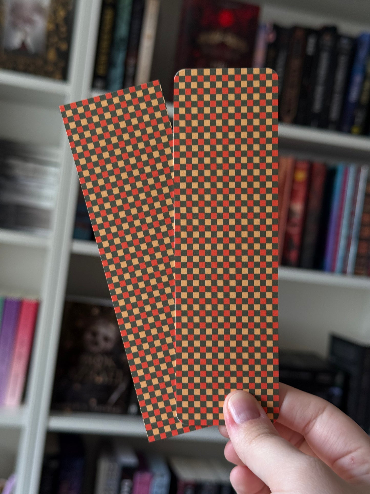 Augtober Plaid Bookmark