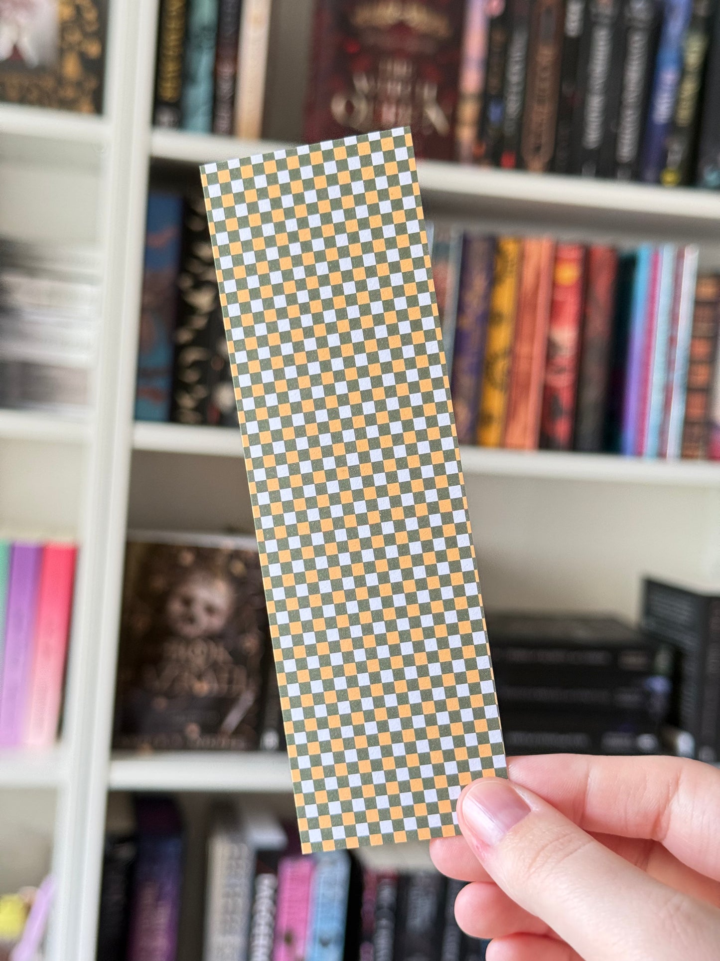 Augtober Plaid Bookmark