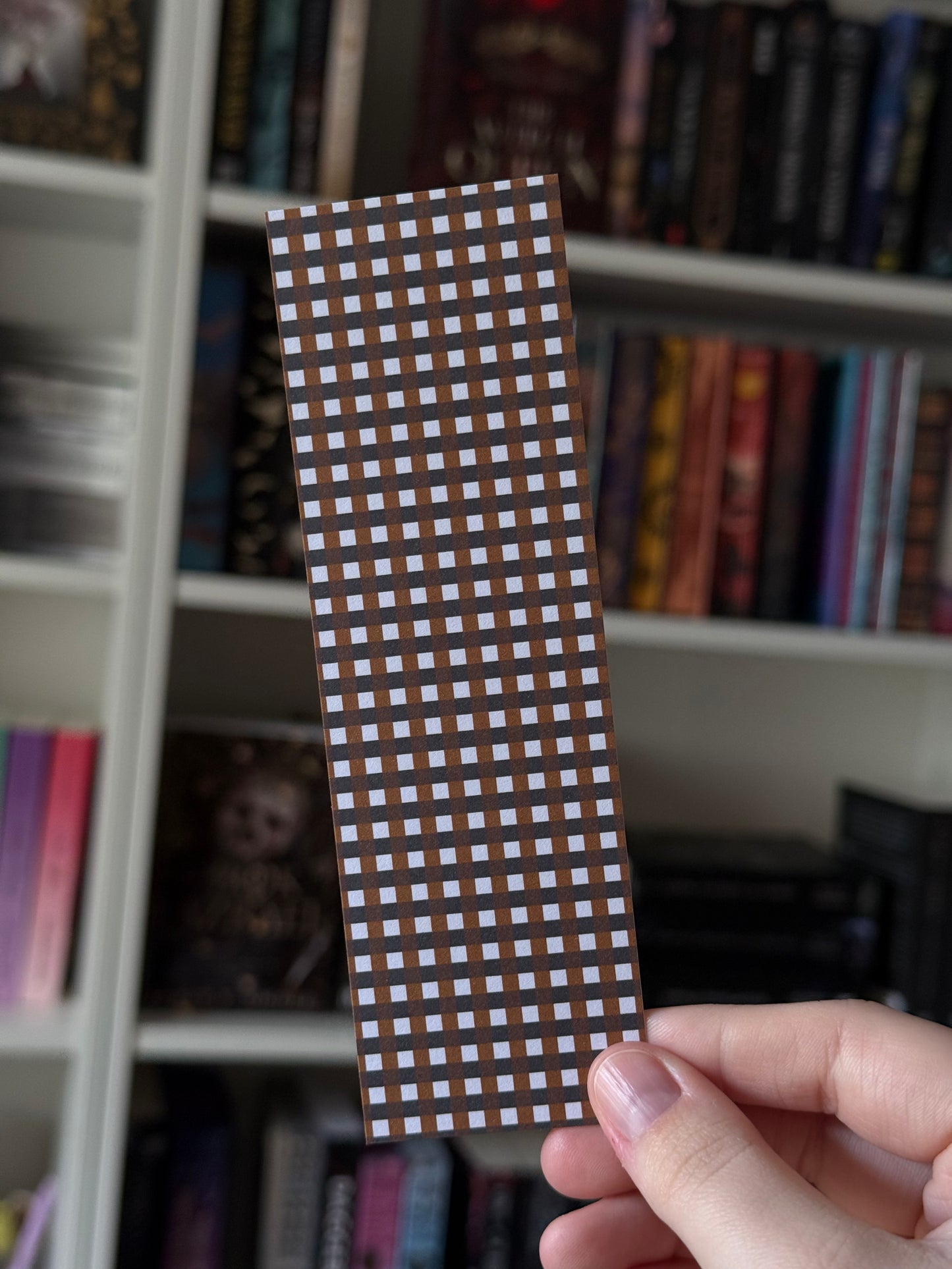 Augtober Plaid Bookmark